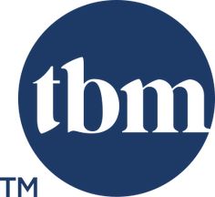 the ibm logo is shown in blue and white