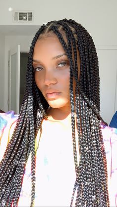 25 Inch Box Braids, Small Jumbo Box Braids, Medium Size Not Less Braids, Medium Black Braids, Box Braid Medium Size, Knotless Box Braids Sizes, Box Braids Hairstyles Medium Large, Medium Big Box Braids, Knotless Box Braids Small Medium