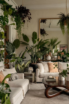 decoración de casa con plantas Living Room Designs Plants, Interior Plants Decoration Living Rooms, Living Room Designs With Plants, Living Room Plant Decor Ideas, Interior Plants Design, Living Room With Plants Ideas, Living Room Plants Ideas, Green House Interior Ideas, Planty Room