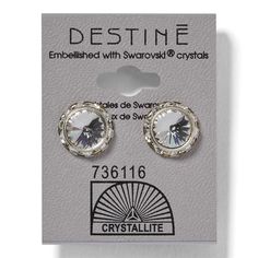 The Crystallite Destine Rhinestone Rivoli Earrings are a single post earring set made from genuine Austrian crystal Swarovski stones. Wardrobe Fashion, Diy Jewelry Holder, Jewelry Holders, Sally Beauty, Swarovski Stones, Austrian Crystal, Piercing Jewelry, Crystal Rhinestone, Body Jewelry