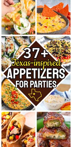 37+ Texas-Inspired Appetizers For Parties Cowboy Potluck Ideas, Easy Mexican Finger Foods For Party, Easy Fast Finger Foods, Wild West Appetizers, Cowboy Christmas Party Food, Snack Spread Ideas, Cajun Finger Foods For Party, Texas Appetizers Parties, Taco Bar Appetizers