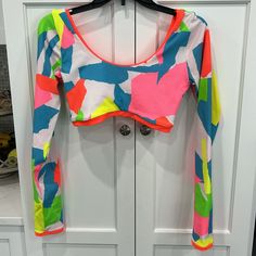 Nwot Ships Same Day! Reversable Chest 15” Note If You Are Not A Seller, Sellers Have To Pay 20% In Fees $.30 On The Dollar In Taxes Plus Shipping Materials And Of Course The Brand New Item That It Is We Get Zero Dollars For Shipping At All Posh Thank You And Always Be Kind. I Do Appreciate It. Multicolor Beachwear Tops For Pool, Multicolor Long Sleeve Swimwear For Poolside, Fitted Color Block Beach Tops, Fitted Color Block Tops For Beach, Multicolor Long Sleeve Swimwear For Pool, Multicolor Long Sleeve Swimwear For Party, Multicolor Stretch Tops For Beach Party, Multicolor Long Sleeve Summer Swimwear, Multicolor Long Sleeve Party Swimwear