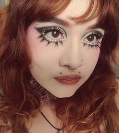 Coachella Makeup, Vampire Bride, Alt Makeup, Drag Makeup, Unique Makeup, Interesting Images