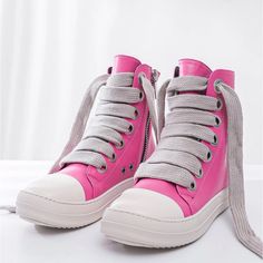 Never Worn - Too Small On Me Trendy Spring High-top Sneakers With Flat Heel, Trendy Pink High-top Sneakers For Summer, Trendy Flat Heel High-top Sneakers For Spring, Spring High-top Sneakers With Laces, Trendy Pink High-top Sneakers For Spring, Trendy High-top Sneakers With Rubber Sole For Spring, Trendy High-top Sneakers For Spring, Spring High-top Sneakers With Rubber Sole, Spring Pink High-top Sneakers With Round Toe