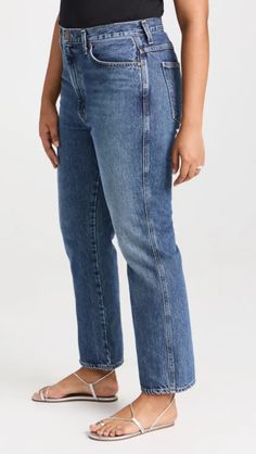 AGOLDE Pinch Waist High Rise Kick Jeans | Shopbop Relaxed Fit Straight Jeans With Zip Fly, Fitted Straight Leg Jeans With Zip Fly, Relaxed Fit Jeans With Zip Fly For Work, Classic Jeans For Work With Zip Fly, Classic Zip Fly Jeans For Workwear, Classic Workwear Jeans With Zip Fly, Medium Wash Rigid Denim Jeans With Zip Fly, Medium Wash Rigid Denim Jeans With Button Zip Fly, Medium Wash Standard Cut Jeans For Work