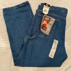 Brand New Dickies Jeans Men, Carpenter Pants Outfit, Dickies Carpenter Jeans, Dickies Jeans, Dickie Jeans, Flannel Lined Jeans, Workwear Jeans, Trendy Streetwear, School Clothes