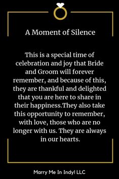 a quote from mary m indyll on the moment of silence