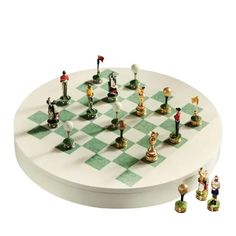 a chess board with several pieces on it