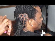 How To • Interlock Dreadlocks Using A Crochet Needle • Loc Maintenance Tutorial - YouTube How To Maintain Dreadlocks, How To Crochet Dreadlocks Tutorials, How To Crochet Dreadlocks, How To Interlock Locs, How To Dreadlock Hair, How To Do Dreadlocks, Crochet Needles For Hair, Interlocking Locs