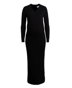 Our Full Body Maternity Sweater Dress is a luxe long maternity dress with invisible breastfeeding zipper. This Luxe Knit Maxi black maternity dress will wrap you from shoulder to ankle in sumptuous knit cotton, making you feel chic, feminine, and supported all at once. The flattering v-neck and maxi length elongate and slim, while showing off your best baby assets proudly! Our revolutionary back-access nursing zipper is 100% invisible, so only you know your dress is nursing-friendly. This dress Elegant Maternity Dresses For Winter, Elegant Maternity Winter Dresses, Black Ribbed Long Maxi Dress, Stretch Maxi Dress For Maternity Wear, Black Ribbed Maxi Dress, Black Maternity Maxi Dress, Black Maternity Dress, Nursing Sweater, Maternity Sweater Dress