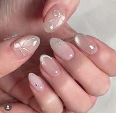 Bow Nail, Girls Nails, 3d Nail Art, Nail Inspiration, Showcase Design, Girly Girl, Nail Art Design, A Romantic