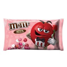 m & m's minis strawberry candy bar