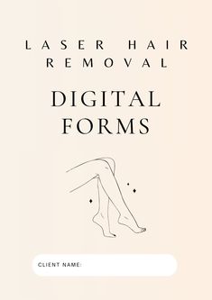 Laser Hair Removal Digital Forms Bundle – Beauty Therma Laser Hair Removal Marketing, Laser Hair Removal Aesthetic, Business Tracker, Consent Forms, Client Management, Medical Information, Book Bundles, Beauty Business, Laser Hair