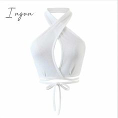 Brand Name: IngvnElasticity: Slight StrechFabric Type: BlendedMaterial: PolyesterPattern Type: SolidAge: 25-34Style: Sexy & ClubClothing Length: ShortOrigin: Mainland ChinaCN: GuangdongDecoration: BacklessGender: WOMENTops Type: Tank TopsItem Type: TopsPlace Of Origin: China (Mainland) Chocolate Color, Summer Tank, Summer Tank Tops, Straight Trousers, Summer Blouses, Vest White, Elegant Shirt, Coffee Colour, Streetwear Women