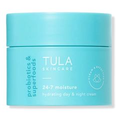 24-7 Moisture Hydrating Day & Night Cream - Tula | Ulta Beauty Tula Skincare, Turmeric Root, Milk Protein, Hydrating Cream, Day Night, Night Cream, Grapeseed Oil, Skin Firming, Ulta Beauty