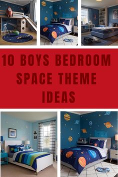 10 Boys Bedroom Space Theme Ideas Space Themed Bedroom Boys, Bedroom Space Theme, Celestial Bedding, Cozy Boho Bedroom