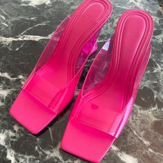 Nwot Zara Fuchsia Lucite / Transparent Heels, Size 39. Never Worn (Just To Try On). Nearly Perfect Condition. Party Heels With Clear Strap And Wedge Heel, Zara Pink Heels For Spring, Trendy Pink Heels With Clear Strap, Zara Pink Heels For Summer, Party Wedge Heels With Clear Strap, Zara Pink Heels For Formal Occasions, Pink Party Heels With Translucent Outsole, Summer Pink Heels With Clear Strap, Pink Heels With Clear Strap For Party