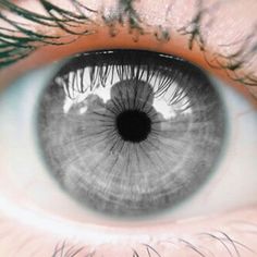 an extreme close up shot of the iris of a person's eye