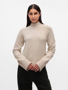 CashSoft Turtleneck Sweater Plush Yarn, Toddler Jeans, Sweater Turtleneck, Turtle Neck Jumper, Everyday Luxury, Women's Sweaters, Oversized Cardigan, Sweaters Oversized, Jumpers And Cardigans