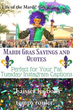 Fat Tuesday Quotes Fun, Fat Tuesday Meme Funny, Happy Mardi Gras Quotes, Mardi Gras Captions Instagram, Mardi Gras Sayings Funny, Mardi Gras Captions, Fat Tuesday Quotes, Mardi Gras Instagram, Mardi Gras Facts