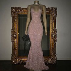 Sequin Prom Dresses Mermaid, Prom Dress Inspo, Evening Dress Long, Mermaid Evening Gown, Spaghetti Strap Prom Dress, Prom Dress Ideas, Dress With Sequins, Prom Inspo, Sequin Prom Dress