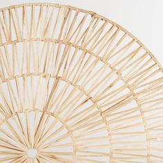 Déco murale cercles en rotin tressé beige 129x98 | Maisons du Monde