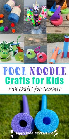 pool noodle crafts for kids fun crafts for summer