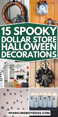 Dollar store Halloween decorations are a budget-friendly way to spook up your home. Discover DIY Halloween decor ideas that transform cheap Halloween decorations into something special. From dollar tree Halloween crafts to thrifty decor hacks, you can create an eerie atmosphere without breaking the bank. Try budget Halloween party decor, Halloween wreaths, and spooky decor for a festive touch. These affordable Halloween decorating ideas will help you make the most of your Halloween decor. Halloween Decorations For The Office, Halloween Campsite Decorating Ideas, Diy Horror Decor, Budget Halloween Decorations, Creepy Halloween Decorations Diy, Store Halloween Decorations, Camping Decorations, Diy Halloween Dekoration