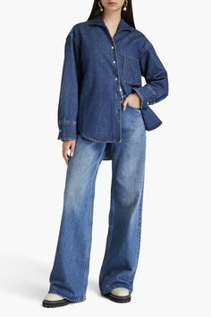 Find BITE STUDIOS Denim Shirt on Editorialist. Shirt denim buttoned cuffs breast pocket button fastenings through front mid-weight, non-stretchy fabric machine wash made in italy