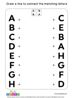 an upper and lowercase letter worksheet