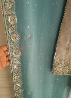 Handwork Dupatta, Heavy Suits, Designer Suits For Wedding, Plain Suit, Dabka Work, Cape Blouse, Patiala Suit Designs, Simple Hand Embroidery, Album Cover Wallpaper Collage