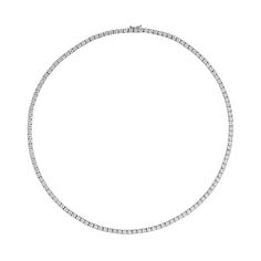 This stunning diamond tennis necklace is the perfect addition to your jewelry collection. It is classic and timeless and always in style! Based on a 16" chain length. We can custom make the length or carat weight too. Please email info@lolajamesjewelry.com to do so. 14K Gold Natural Diamonds 3.8ct: 203 round diamonds, 8.96 grams 5ct: 172 round diamonds, 11.65 grams 8ct: 147 round diamonds, 11.65grams J color, SI clarity 4 prong setting FINAL SALE Timeless Tennis Necklace With Diamond Accents In Diamond White, Brilliant Cut Diamond Tennis Necklace, Timeless Tennis Necklace With Brilliant Cut Cubic Zirconia, Timeless Diamond White Tennis Necklace, Everyday Luxury Diamond White Tennis Necklace, Timeless Diamond White Tennis Necklace For Anniversary, Diamond White Round Tennis Necklace For Everyday Luxury, Timeless White Gold Tennis Necklace With Vvs Clarity, Luxury Diamond White Round Tennis Necklace