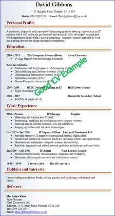 a professional resume with no work experience on the cover letter, and an orange border