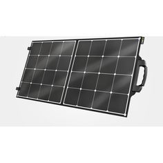 a black and white photo of a solar panel on the wall with clippings