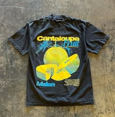 Cantaloupe Melon Fruit Tee Shirt Outfit Easy 30 day return policy Melon Fruit, Mode Hippie, Selling Clothes, Mode Inspo, Men T Shirt, Looks Style, Dream Clothes, Colorful Hoodies