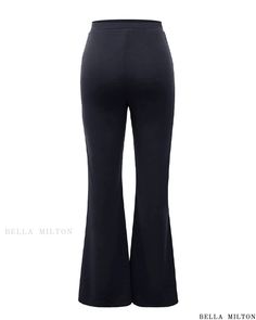 Bella Milton - Professional High-Waist Flared Work Trousers Work Trousers, Cuffed Pants, Work Pants, Flare Pants, Cover Up, Trousers, High Waisted, Pants