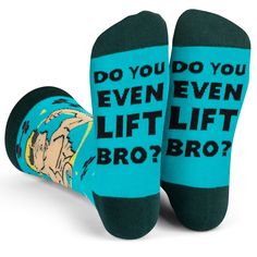 PRICES MAY VARY. Cotton Blend Pull On closure Machine Wash Do You Even Lift Bro?: Hilarious socks for weightlifters Unique Design: Features a buff bodybuilder flexing, plus a stylish pattern of weights, barbells, dumbbells, and kettlebells Funny Saying on the Bottom: Show the world you're a proud gym rat with a funny saying that makes weight lifters smile: “Do You Even Lift Bro?” A strong gift for workout fanatics: Perfect for birthdays, Christmas, Father's Day and more. One Size Fits Most: Fits Funny Socks Women, Funny Socks For Men, Weight Lifters, Novelty Gifts For Men, Best Dad By Par, Outdoorsman Gifts, Gym Rats, Golf Socks, Gifts For Teen Boys