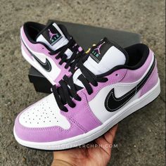 Air Jordan 1 Low SE "Violet Shock" Air Jordan Sneakers, Air Jordan 1 Low, Jordan 1 Low, Air Force Sneakers, Michael Jordan, Air Jordan 1, Nike Air Force Sneaker, Jordans Sneakers, Jordan 1