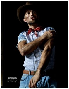 Tobias Models Western Fashions Mens Cowboy Style, Tobias Sorensen, Top Male Models, Man Magazine, Cowboy Vintage, Urban Cowboy, Elite Model Management, Boho Men