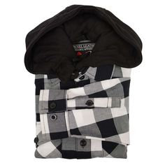 Milwaukee Leather Men's Flannel Plaid Shirt Black and White Long Sleeve Cotton Button Down with Hoodie MNG11629 Features COMFORT: This Flannel Shirt with Hoodie Is Made Using 100% Cotton Woven Flannel Outer Material STYLE: Our Checkerboard Shirt Is Perfect for Anytime Casual Wear, Working Outdoors or Riding Your Motorcycle VERSATILITY: Wear This Shirt Alone in The Early Fall or Use This as An Extra Layer in The Winter Weather. This Shirt Will Be Your New Favorite When the Cold Weather Starts to Arrive DURABILITY: The 100% Cotton Outer Material Was Built to Last While Resisting Shrinking and Fading, This Will Ensure You Get Years of Use Out of This Amazing Shirt FEATURES: Front Button Closure with 2 Front Chest Pockets with Button Closure. Button Cuffs and a Hoodie Black Winter Flannel Shirt With Pockets, Black Flannel Shirt With Pockets For Winter, Black Long Sleeve Flannel Shirt For Outdoor, Black Winter Flannel Shirt With Button Closure, Hooded Cotton Top With Button Closure, Winter Cotton Flannel Shirt For Streetwear, Black Flannel Shirt For Streetwear In Winter, Casual Cotton Hoodie With Button Closure, Cotton Hoodie With Button Closure