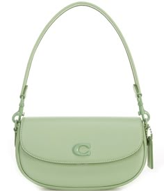 Saddle Crossbody Bag, Aesthetic Bags, Green Purse, Cute Purses