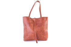 Cecilia Tote Leather Tote Bucket Bag, Leather Lined Double Handle Bucket Bag, Rectangular Leather-lined Bucket Bag For Shopping, Rectangular Bucket Bag With Leather Lining For Shopping, Leather Lined Tote Shoulder Bag For Shopping, Cognac Tote Shoulder Bag, Leather Bucket Bag Tote For Errands, Leather Interior Design, Special Gifts For Her