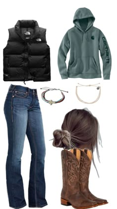 County Outfit Ideas, Fall Country Outfits Women, Western Outfits Women School, Country Clothing Women, Rodeo Attire Women Outfits, Country Outfits Women Winter, Cowgirl Western Outfits, Ariat Jacket Woman Outfit, Women’s Western Fashion