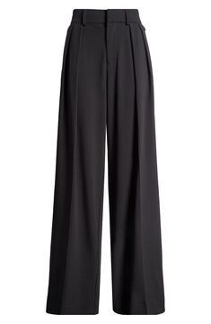 Good American Good '90s Suiting Pleated Wide Leg Pants | Nordstrom Good American, Nordstrom Store, Free Fabric, Fabric Gifts, Capsule Wardrobe, Wide Leg Pants, Wide Leg, Nordstrom, Wardrobe