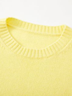 Details: The fresh light yellow color is as warm as the winter sun. Simple short silhouette, combined with the soft cashmere Three-dimensional offset print of the Faroe Islands on the chest Classic round neckline with ribbed edges Loose hemline Materials & Care: Cashmere 100% Non-washable, gentle dry cleaning Do not bleach Size & Fit: Model is 5'7", Bust 32, Waist 24, Hips 35, wearing a size S Item #: EM4KT10 Light Yellow Color, Color Sweater, Offset Printing, Winter Sun, Faroe Islands, Sale Promotion, Chic Me, Light Yellow, Soft Colors