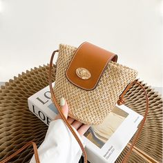 Material: PU Leather + Raffia StrawSize: M: 7.48"x5.9" S:4.3"x4.3" Item Color: 1 Color AvailablePackage: 1 x Bag Special straw material has a unique luster. Soft neutral color, mix with PU leather, retro and chic, perfect for your summer outfits. Flower Scrunchie, Embroidered Bath Towels, Canvas Beach Tote, Straw Tote Bag, Crochet Rope, Woven Tote Bag, Rainbow Beads, Straw Tote, Twist Headband