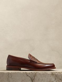 Men's Shoes - Shop All | Banana Republic Gentleman Outfit, Penny Loafer, Mens Dress, Penny Loafers, Shoe Shop, All Seasons, Men Dress, Gentleman, Penny