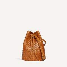 Adèle Bucket Versatile Textured Leather Bucket Bag, Chic Handheld Woven Leather Bucket Bag, Chic Woven Leather Bucket Bag, Brown Textured Leather Bucket Bag, Eco-friendly Woven Leather Bucket Bag, Black Houndstooth, Travel Wallets, Handbag Shopping, Small Accessories