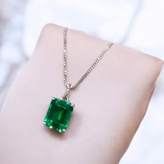 Welcome. Silver Green Crystal Square Stone Women's Necklace You will love using this necklace, which reminds you of stars with its sparkling stone, which you can choose in daily life, on special days and nights. The timeless green crystal square stone silver necklace, which appeals to all women who want to have a stylish look, is waiting for you. The green square stone necklace model is made of 925 sterling silver. It is rhodium plated on silver. Rhodium-plated silver necklace models retain thei White Gold Emerald Necklaces As Gift, Elegant Green Gemstone Crystal Necklace, Sterling Silver Clavicle Chain Necklace For May Birthstone, White Gold Emerald Necklace For Gift, Green Birthstone Necklace For Her, Fine Jewelry With Green Clavicle Chain, Emerald Clavicle Chain Necklace Fine Jewelry, Green Fine Jewelry Collar Necklace, Green Pendant Jewelry With Clavicle Chain