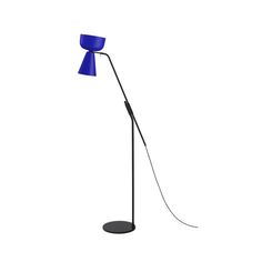 Alphabeta Floor Lamp Blue Luca Nichetto, Lamp Blue, Lighting System, Ambient Lighting, Powder Coated, Color Combinations, All Black, Floor Lamp, Shades